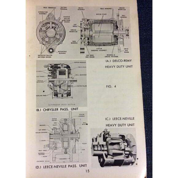 Vintage 1961 How and Why of 3 Phase Automobile Alternators Repair Mid-Century - Picture 4 of 10